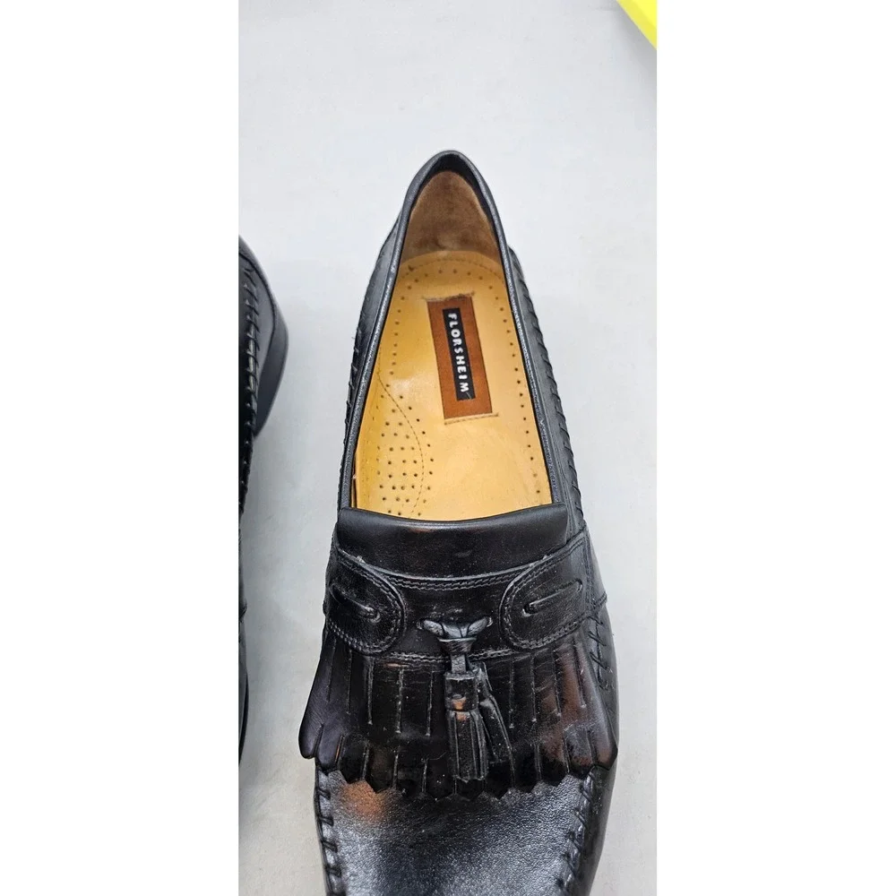 Florsheim black leather